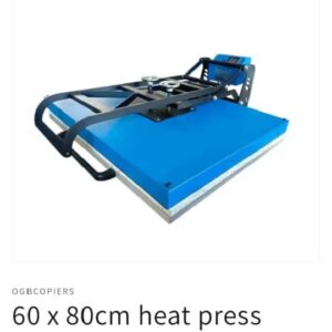 60 by 80 cm heat presser