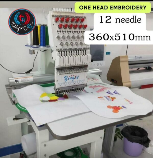 1 head EMBROIDERY machine